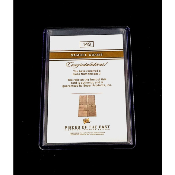 Authentic Samuel Adams Founding Father Handwriting Relic Piece of History - Picture 4 of 4